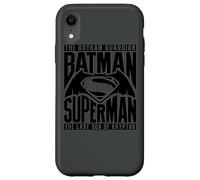 Batman v Superman Title Fight Coque pour iPhone XR
