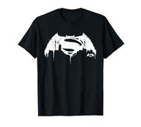 Batman v Superman White City Logo T-Shirt