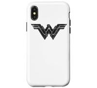 Batman v Superman Wonder Woman Folded and Distressed Coque pour iPhone X/XS