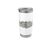 Batman Vintage Logo Gobelet isotherme en acier inoxydable double paroi