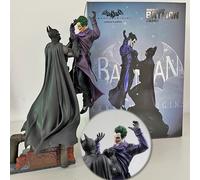 Batman VS Joker figurine Arkham bande dessinée Anime Bruce Wayne Joker Figure avec Base grande Statue Collection modèle cadeaux d'Halloween No Box