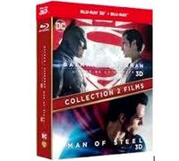 BATMAN VS SUPERMAN / MAN OF STEEL - Coffret 2 Films - Blu-Ray 3D - DC COMICS