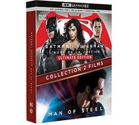 Collection 2 Films : Batman V Superman : L'aube De La Justice + Man Of Steel - 4k Ultra Hd + Blu-Ray