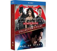 Collection 2 Films : Batman V Superman : L'aube De La Justice + Man Of Steel - Blu-Ray