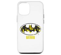 Batman Yellow Logo Silhouette Edition Bande dessinée Coque pour iPhone 12/12 Pro