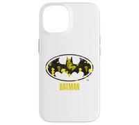 Batman Yellow Logo Silhouette Edition Bande dessinée Coque pour iPhone 14