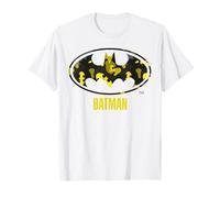 Batman Yellow Logo Silhouette Edition Bande dessinée T-Shirt