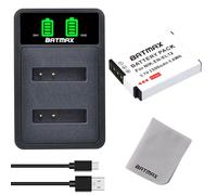 Batmax EN-EL12 en EL12 Batterie et Chargeur avec USB Port pour Nikon Coolpix A1000 COOLPIX S1000 S1200pj AW120s AW120 S9900s A900 S9700 W300 S610 S620 S630 S640 S8100 S8200 S9050 P330 P320 P310 P300