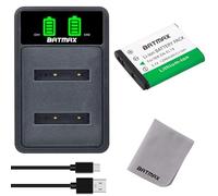 Batmax EN-EL19 en EL19 Batterie et Chargeur avec USB Port pour Nikon Coolpix S33 W150 S2500 S2600 S2700 S2800 S3100 S3200 S3300 S3400 S3500 S3600 S3700 S6400 S6500 S6600 S6800 S6900 A100