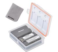 Batmax EN-EL3E en-EL3 Batterie et Boîtier de Stockage de Batterie & Carte mémoire Compatible avec Nikon D30, D50, D70, D70s, D80, D90, D100, D200, D300, D300S, D700 D900