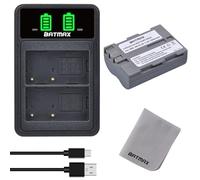Batmax EN-EL3E en-EL3 Batterie et Chargeur avec USB Type C Port pour Nikon D30, D50, D70, D70s, D80, D90, D100, D200, D300, D300S, D700 D900 Digital Camera