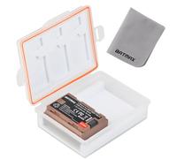 Batmax Étui de rangement pour batterie et carte mémoire NP-W235 compatible avec appareil photo vertical Fujifilm X-T5, X-T4, X-H2S, GFX100S, GFX 50S II, VG-XT4