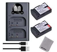 Batmax Lot de 2 batteries DMW-BLF19 DMW-BLF19E et LCD avec port USB de type C compatibles avec Panasonic Lumix DC-G9 GH5 GH5S, DMC-GH3 GH3A GH3H GH3AGK GH3GK GH4 GH4H GH4GK