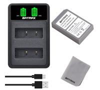 Batmax PS-BLS5 BLS-50 BLS-5 Batterie et chargeur de batterie pour Olympus E-M10 Mark II, OM-D E-M10 Mark IV, E-M10 Mark III S, E-M5 Mark III, PEN E-P7 E-PL2 E-PL3 E-PM1 E-PM2 E-M10 II, Stylus 1