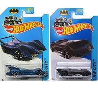 Batmobile Affinity & The Batman 75th Anniversary Hot Wheels Cars IN PROTECTIVE CASE