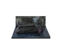 Batmobile Movie Noire The Batwing - Voiture Batman 1/43 + 2 Figurines - Vehicule Minature DC - Enfant - Collector