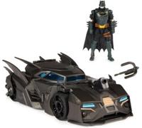 Spin Master - Batman Offroad Batmobile avec catapulte à Crochet et Cellule grillagée à l'arrière, avec Figurine Batman de 10 cm, pour Les Fans de Super-héros à partir de 4 Ans