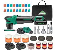 BATOCA Mini polisseuse de voiture sans fil Machine à polir orbitale aléatoire à double action