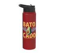 Batocado - Batte Avocat Pun Halloween Stainless Steel Insulated Water Bottle