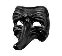 Batocchio nero - Zanni - Masque vénitien - Traditionnellement fait à la main - Carnevale di Venezia