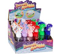 Bâton à bulles Dino et Licorne, 24pcs.