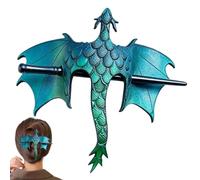 Bâton à Cheveux Dragon Cuir PU Dragon Médiéval Vintage