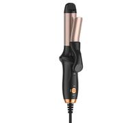 Bâton À Friser Les Cheveux Portable,Rouleau Droit Multifonctionnel,Non Hair,Blessure,Durable,Qualité,Anion,Permanent,Tourisme.Black.L'ua