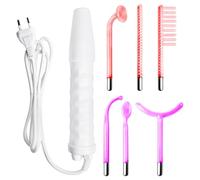 Bâton à haute fréquence pour le visage, paroi haute fréquence, avec 4 sondes, acné, beauté du visage pour raffermir la peau, réduire les rides, l'acné, la perte de cheveux