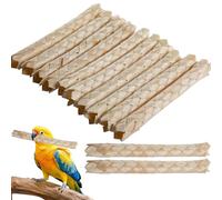 Bâton à mâcher en bois pour perroquet gris africain