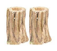 Bâton À Mâcher Pour Lapin - Paire De Bois De Papaye 5 X 3 Cm, À Mâcher En Bois De Lapin,Jouet À Dents De Lapins | Paire De Bâtonnets De Papaye Naturelle, Accessoire De Soin Des Dents Biologique, Pour