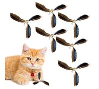 Bâton à plumes pour chat - Jouet à plumes pour chat - Pièces de rechange pour jouets pour chat - Aide à augmenter le mouvement de votre chat, à rester en bonne santé et à dire adieu à l'ennui