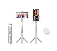 Bâton à selfie HUIOP 5-Section Selfie Stick extensible universel pour téléphone, tablette, trépied avec télécommande BT 10 m Contrôle sans fil pour Huawei Xiaomi Téléphones
