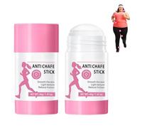 Bâton anti-frottement imperméable, baume résistant à la transpiration pour cuisses, aisselles et ligne de soutien-gorge, formule non grasse au karité, aloès et grenade, sûr pour peaux sensibles (1pcs)