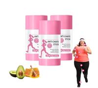 Bâton anti-frottement imperméable et résistant à la transpiration - baume anti-frottement unisexe non gras pour la prévention du frottement des cuisses, des jambes et des bras, 40g (3 pièces)