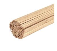Baton Bois Loisir Creatif 20 à 50 pièces 2/3/5 mm bâton de balsa bois artisanat carré gourdin modèle construction sculpture bricolage fabrication accessoires(2x5x200mm 50pcs)