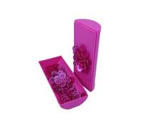 Baton Boite Magnetique Loto + 100 Pions Aimantes - Couleur Rose - Kit Accessoire Jeu Et Rangement - Set Soiree Loto Bingo + Carte