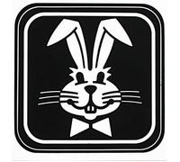 Bâton Bouton Emblème Autocollant " Bunny Lapin Lapin " Neuf Gr. Ca. 9,5cm (302863)