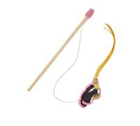 Bâton Chat Jouet Canne à pêche ludique avec glands pour chaton | Jouet Interactif pour Chat Passe-temps anti-ennui, exercice de stimulation et d'instinct de chasse