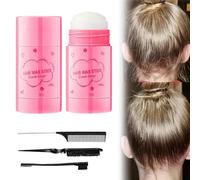 Bâton Cire Pour Cheveux,Stick Cheveux,Bâton De Cire Pour Perruques Cheveux,Perruques Cheveux Bâton Lisse Contrôle Bord,Pommade Coiffante,Non Grasse pour Cheveux Rebelles Bord Frisotti (1pcs)