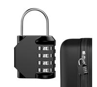 Bâton combiné - Verrouillage Keyless Locker Lock, code adopté - Crochet de fermeture pour sac de sécurité, dispositif de préhension voûté, serrure de protection en acier, serrure de voyage - Charnière