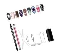 Bâton créatif pour ongles en gel œil de chat - Accessoire de voyage Unguis Art Pen