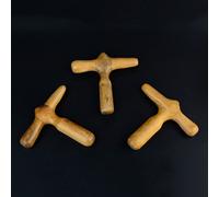 Bâton D'acupuncture En Bois Naturel, 1 Pièce, Masseur Croisé En Bois De Santal, Outils De Beauté Et De Santé, Vente En Gros, Nouveauté