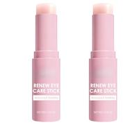 Bâton de baume yeux rétinol et caféine, crème hydratante à l'acide hyaluronique et collagène, soin anti-cernes, anti-poches et lissant pour peau sensible (2pcs)