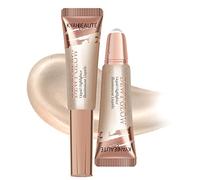 Bâton de beauté liquide pour surligneur et poudre bronzante longue durée lisse naturel avec applicateur à rouler pour le maquillage du visage