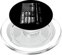 Bâton de Billard Drapeau Américain Mignon Jeu de Table Amusant USA Cadeau PopSockets PopGrip pour MagSafe