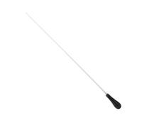 Bâton de chef d'orchestre en fibre verre, direction avec poignée en résine pour musiciens et enseignants, bâton de Concert (Black)