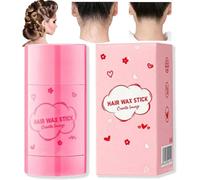 Bâton de Cire pour Cheveux Femme, 40g Hair Wax Stick, Bâton de Finition de Coiffure Lisse, Bâton de Contrôle des Bords de Cheveux Non Gras, pour Cheveux Rebelles & Soins Capillaires