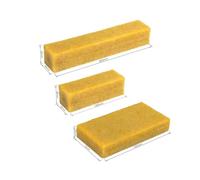 Bâton de colle de nettoyage abrasif, bloc de ponçage, gomme for bandes abrasives, bande de nettoyage de tambour, papiers de verre, outils de travail du bois(200x40x40mm)