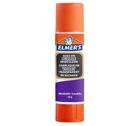Elmer's stic bâton de colle violette, devient transparente en séchant, lavable et adaptée aux enfants, 22g x 1 G