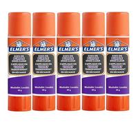 Elmer's – Bâtons de colle Stic violette – devient transparent, lavable, pour enfants – 40 g x 5